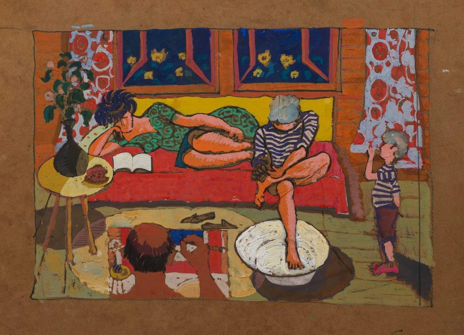 Игорь Митюков. На даче. 1970-е годы