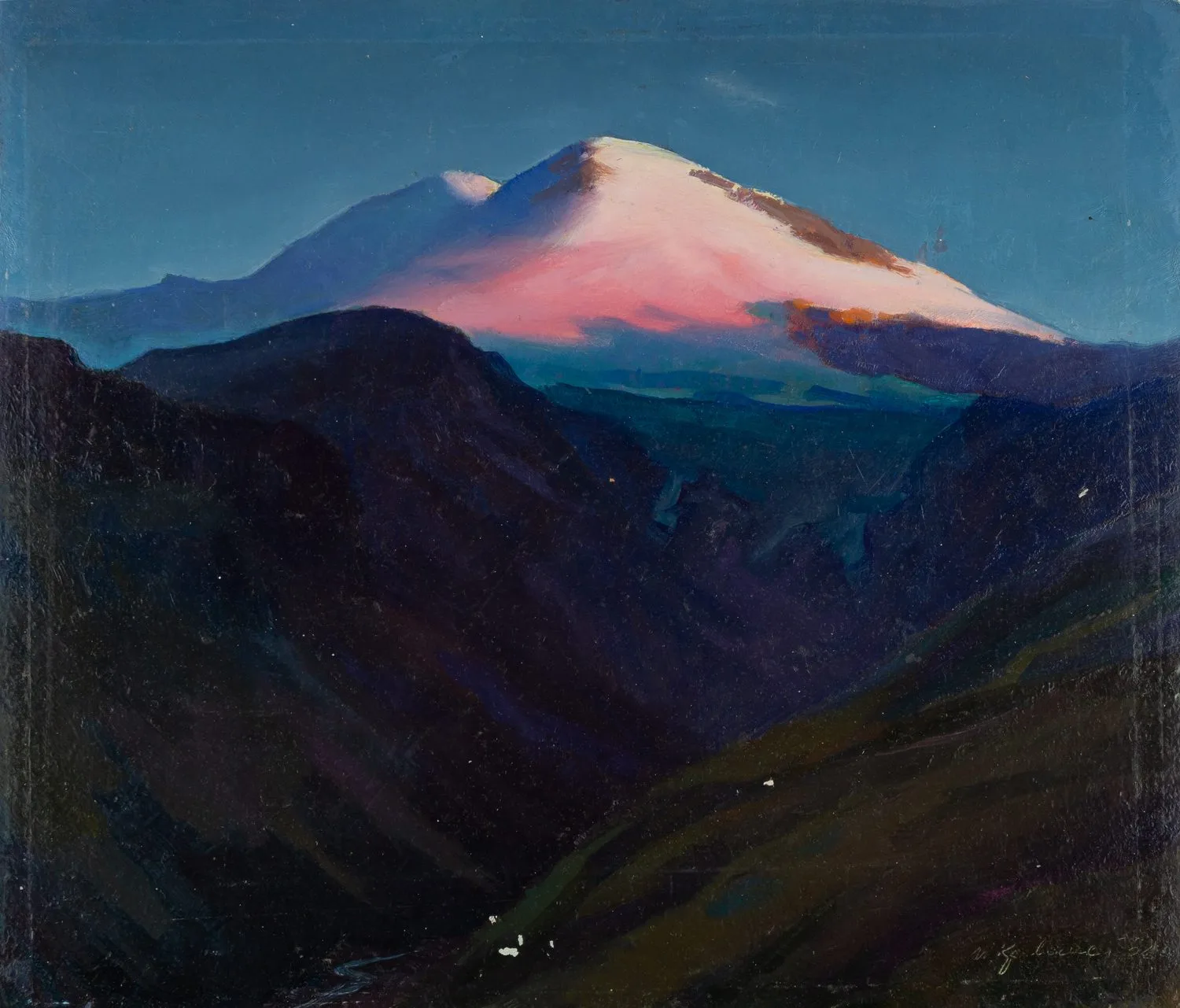 Кривошей Игорь Ефимович. Горы. 1962.