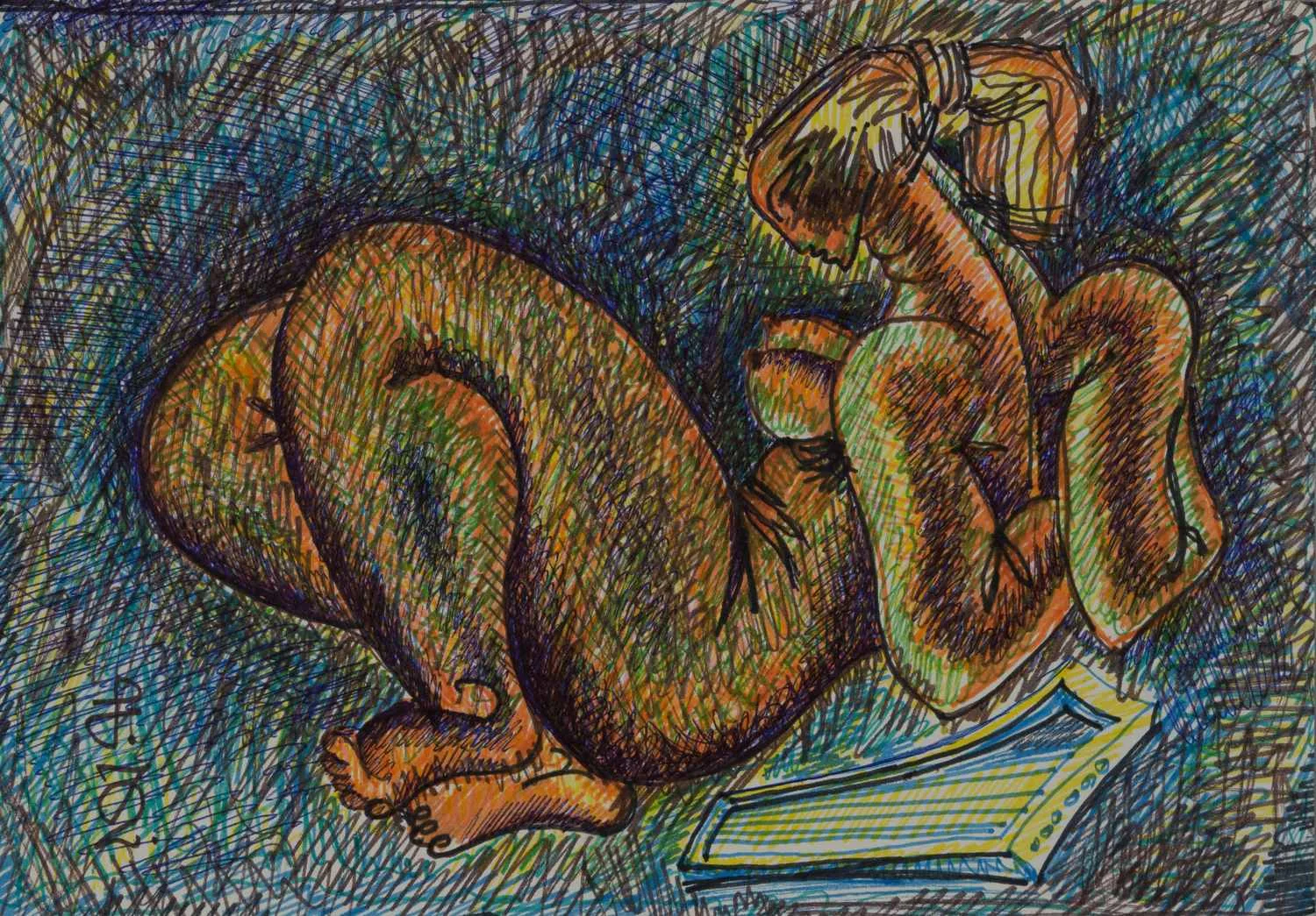 Рябов С. Дева с арфой. 1972.