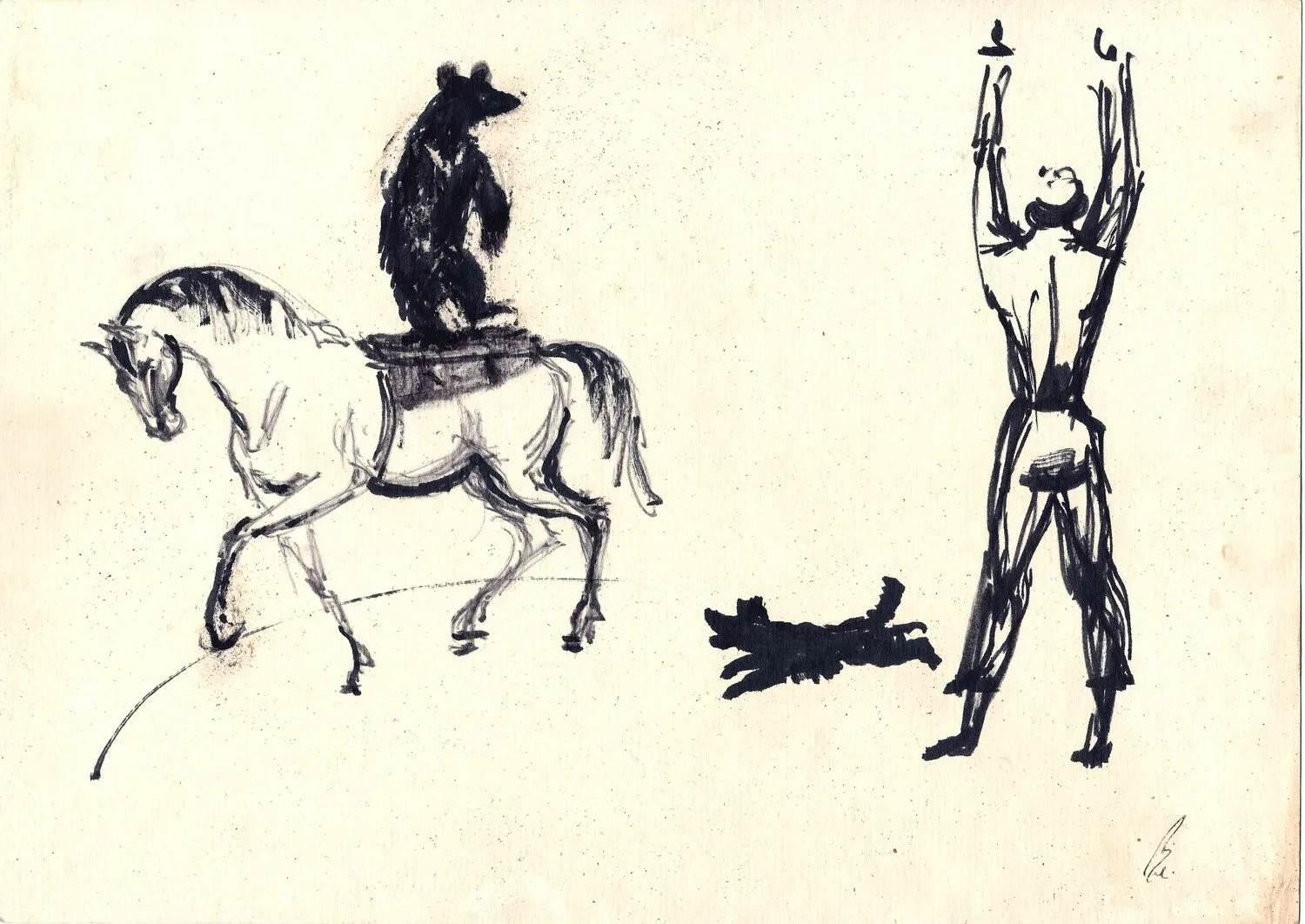 Лебедев Владимир Васильевич. Цирк. 1930-е годы.
