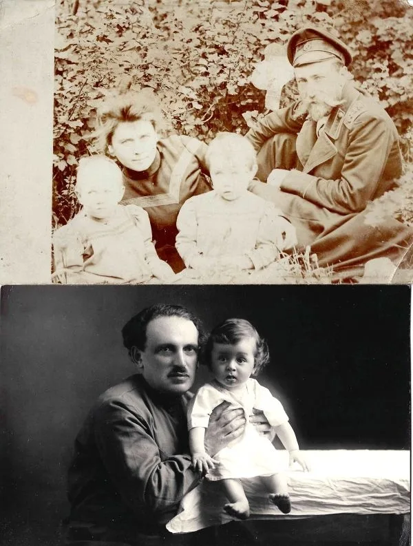 8 фотографий (преимущественно формата открытки) «Дети». 1900-е - 1930-е годы.