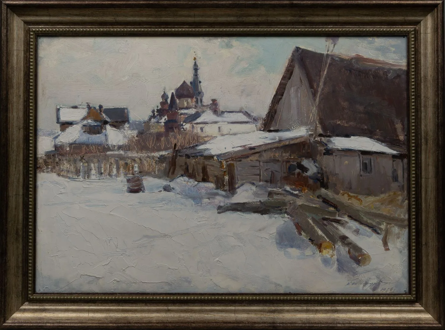 Белокуров Константин Сергеевич. Старая Ладога. 1968.
