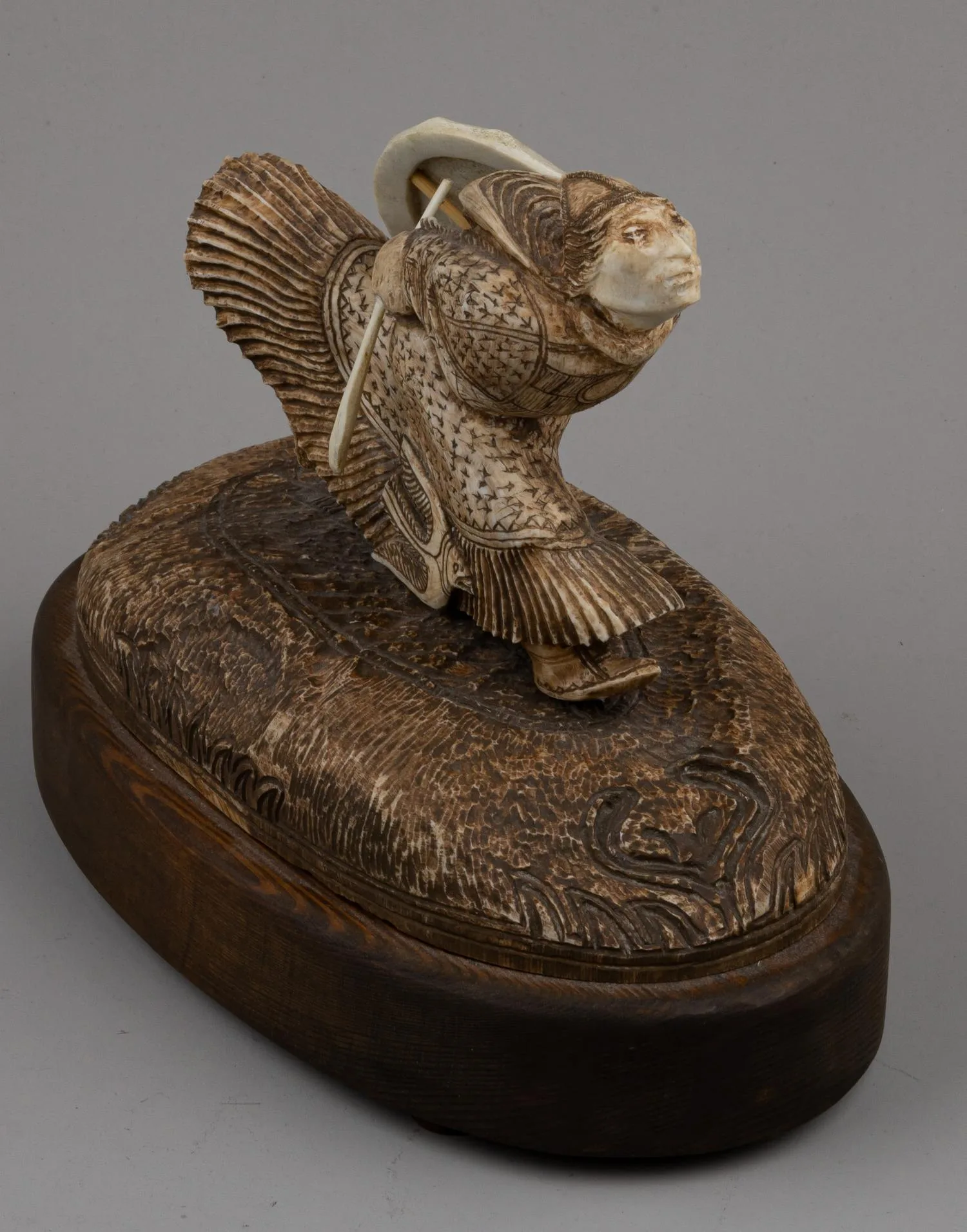 Скульптура «Якутский ойуун (шаман)». СССР, Якутия, 1980-е годы.