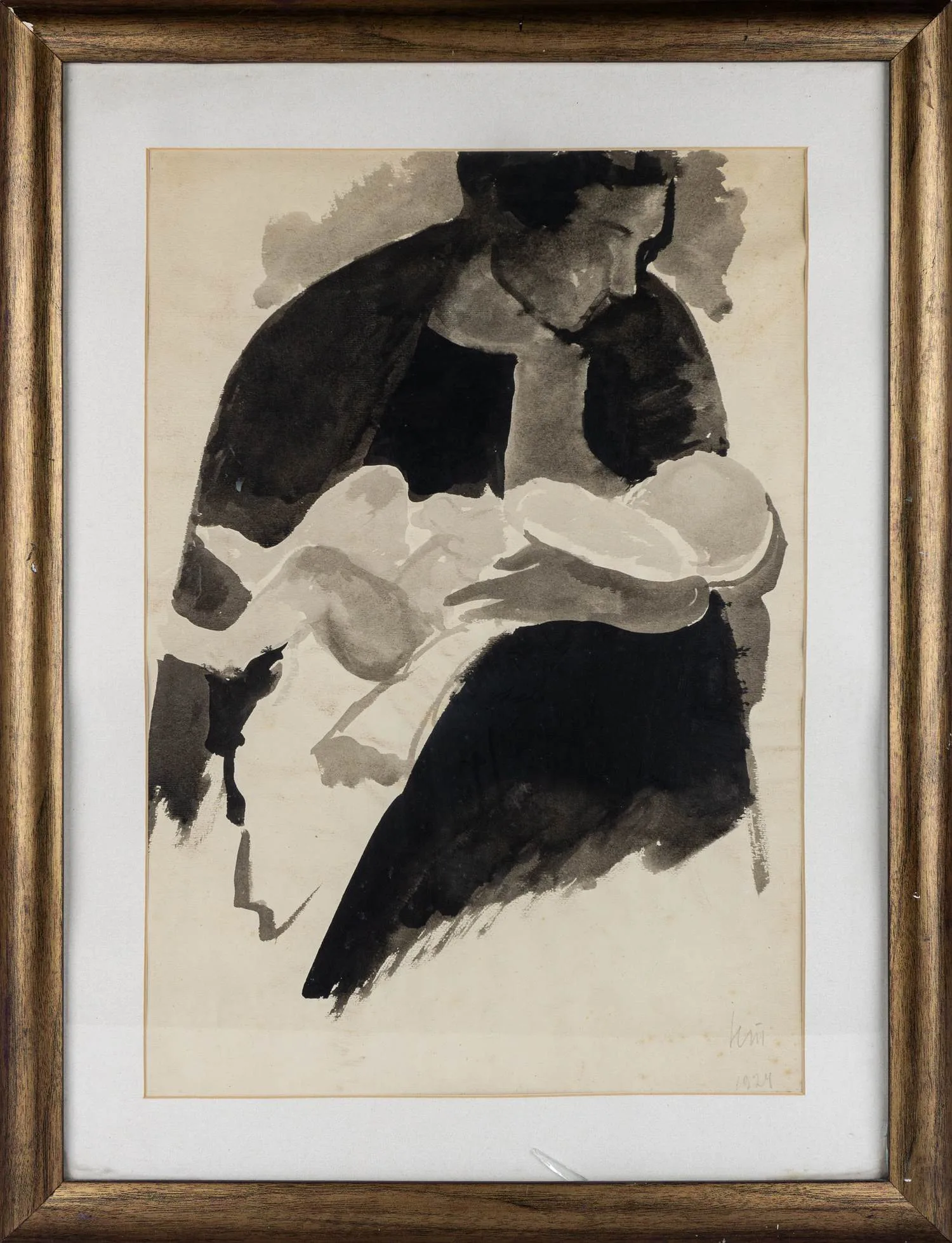 Тырса Николай Андреевич (?). Мать и дитя. 1924.