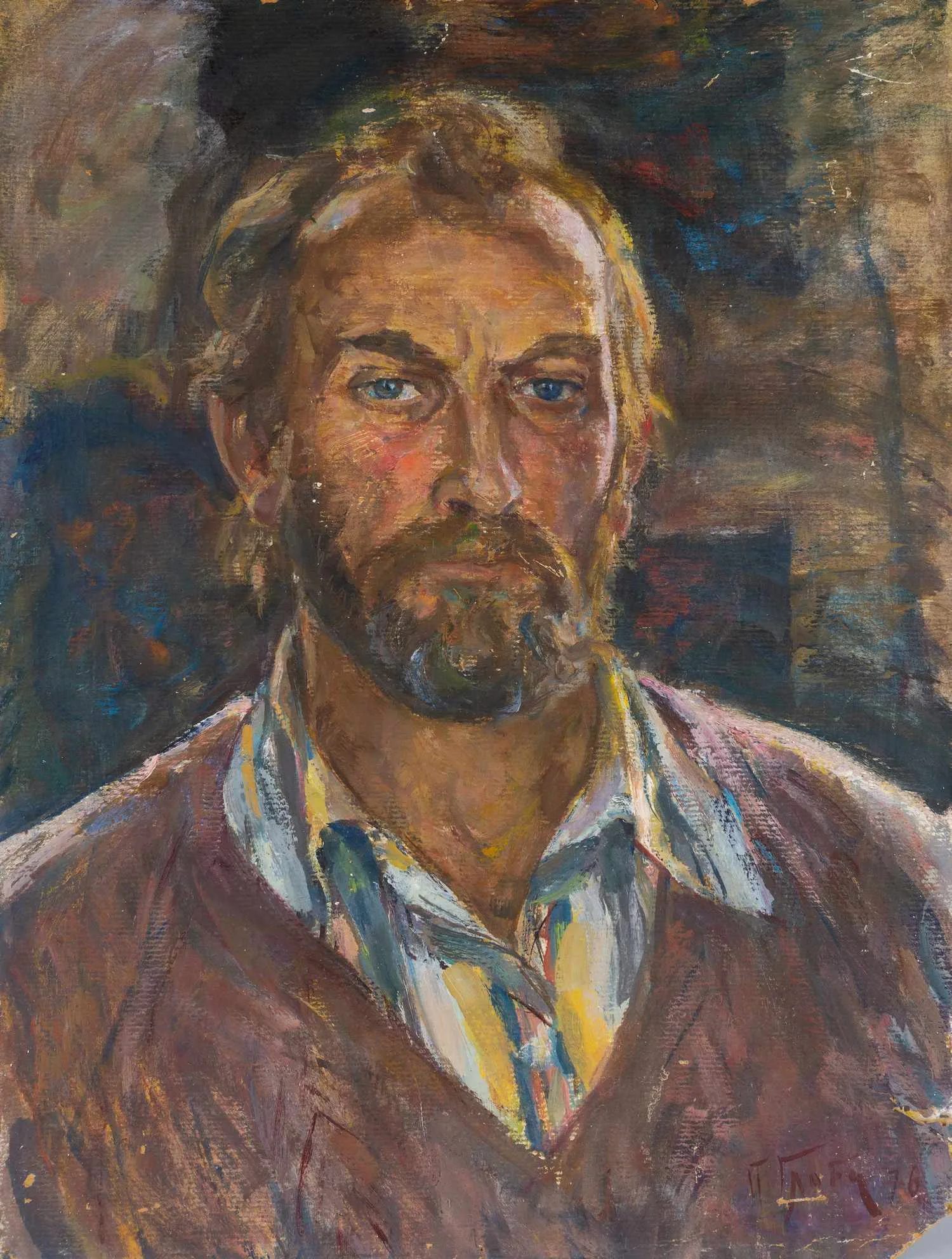 Глоба Павел Филиппович. Автопортрет. 1976.