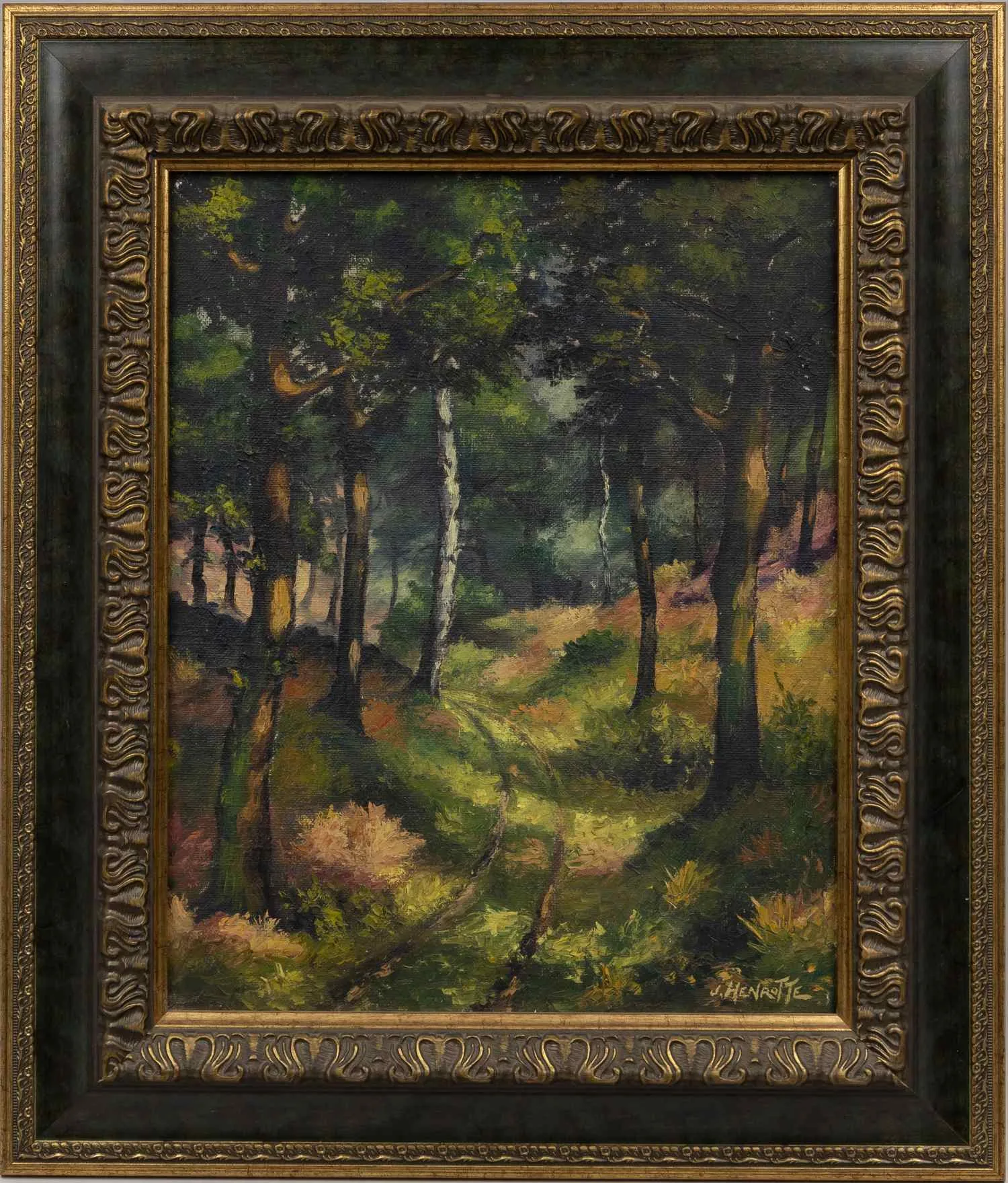 Henrotte Joseph Jean Victor (Анротт Жозеф Жан Виктор). Лес в Льеж. Бельгия, 1943.