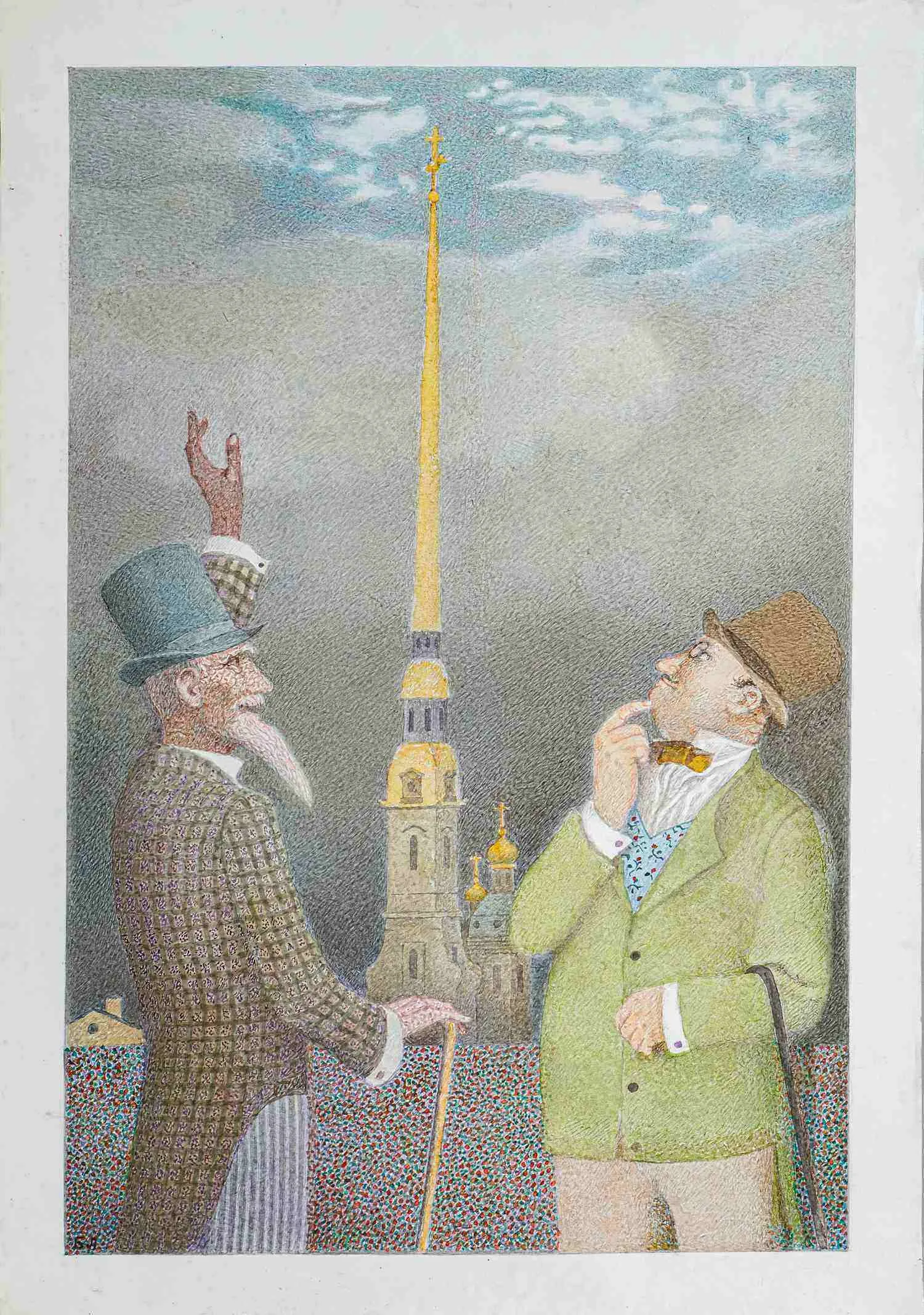 Лапшин Борис Алексеевич. Петропавловский собор в Петербурге. 1990-е годы.