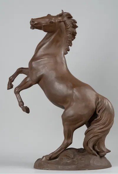 Скульптура ""Гарцующий конь"". Германия, мануфактура Meissen, скульптор Erich Oehme, 1949 г.