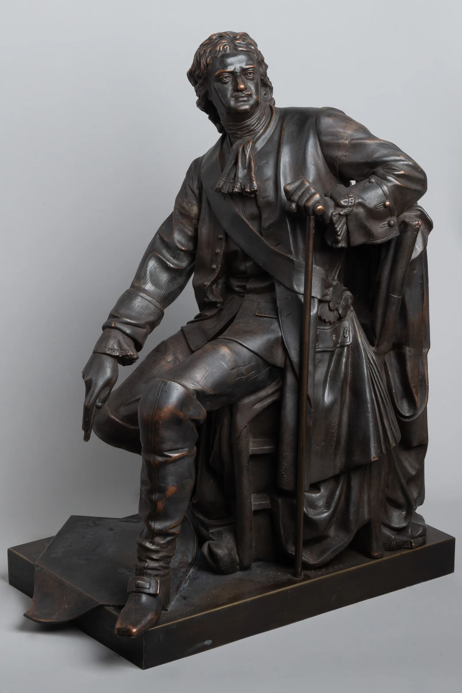 Кабинетная скульптура «Петр I». Россия, автор модели - А.М. Опекушин, 1872 г. С экспертизой.