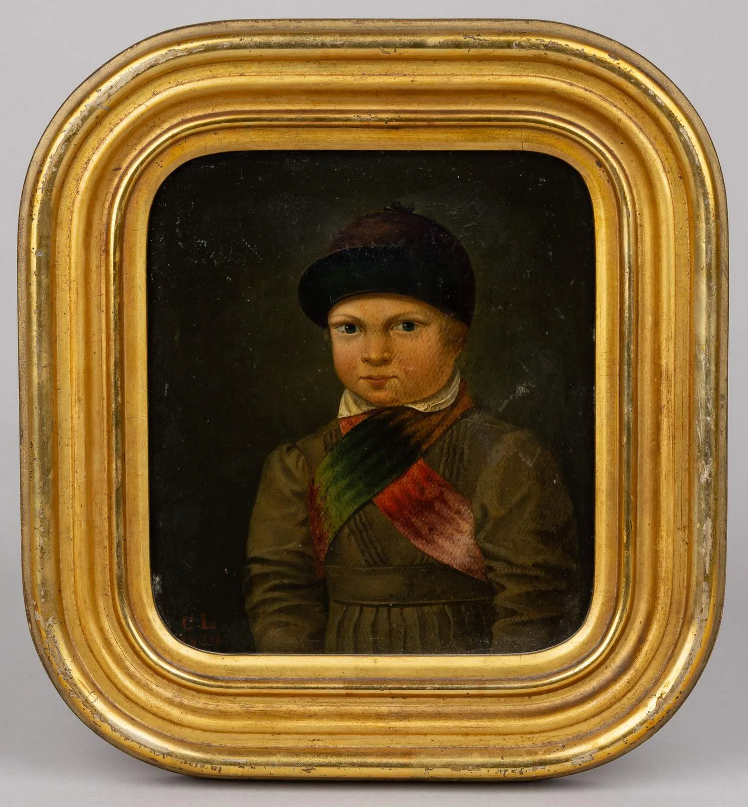 Claude Lemieux (Клод Лемьё). Портрет мальчика. Франция, 1830.