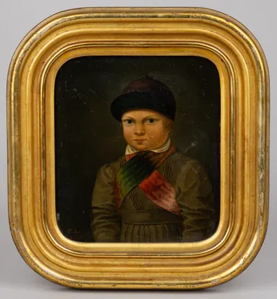 Claude Lemieux (Клод Лемьё). Портрет мальчика. Франция, 1830.