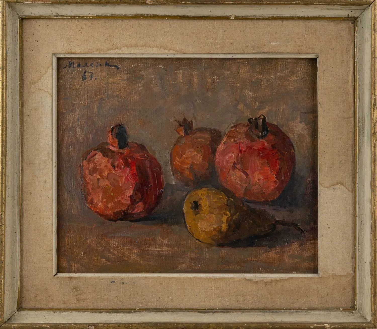Малеина Евгения Алексеевна. Гранаты. 1967.