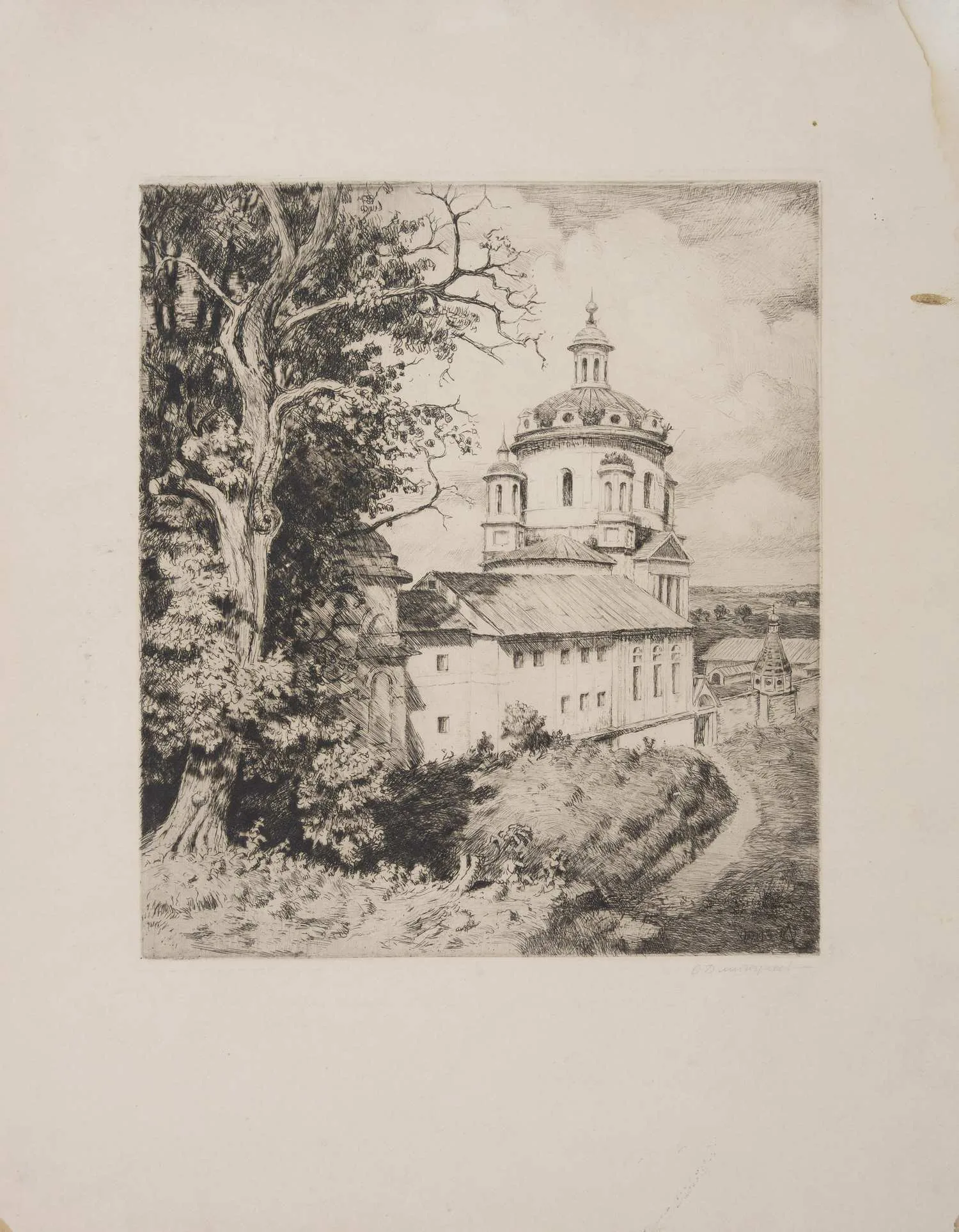 Дмитриев Олег Алексеевич. На реке. 1955.