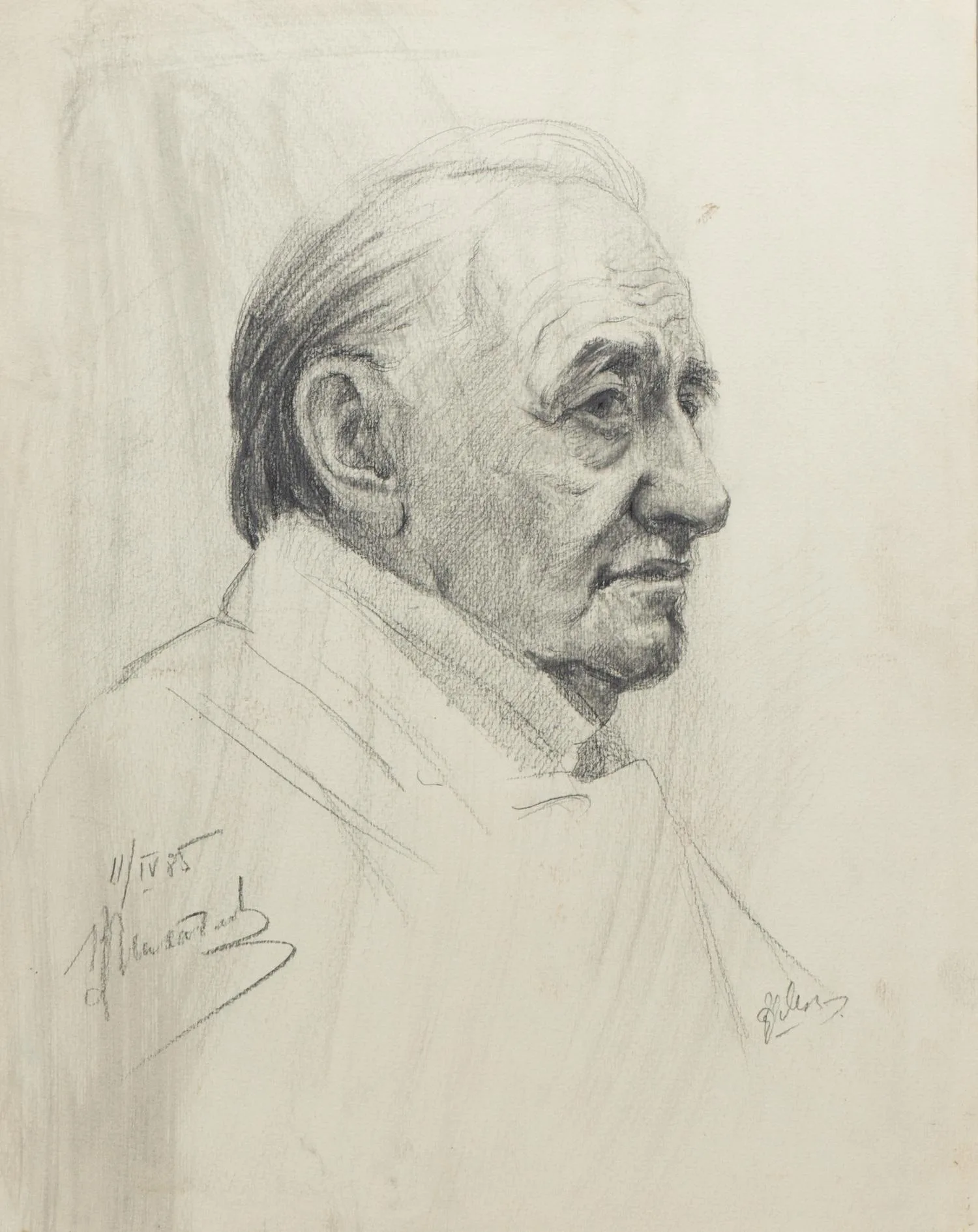 Ермаков Геннадий Александрович. Портрет народного артиста Михайлова К. 1985.