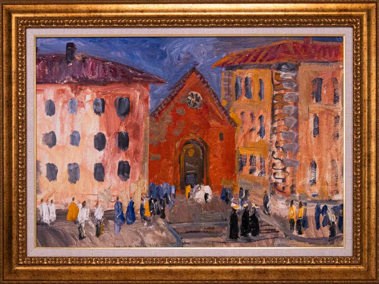 Бурлаков Всеволод Федорович. Италия Венеция, пл. Сан-Марко. 1979 г.