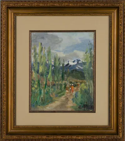 Родова Елена Ильинична. Дорога в горы. 1930-е годы.