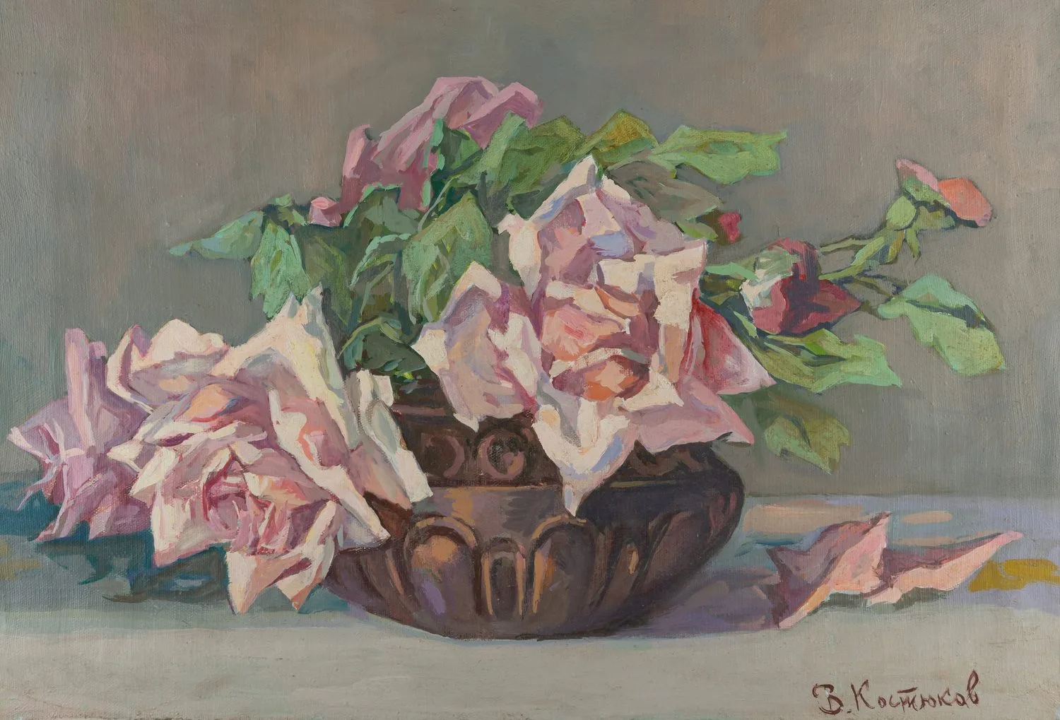 Костюков Валерий Иванович. Розы. 2004.