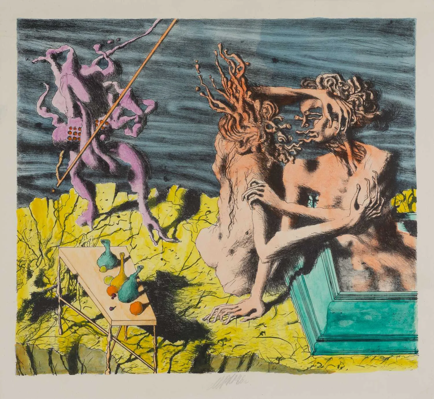 Верхоланцев Михаил Михайлович. Урия уходит. 1985.