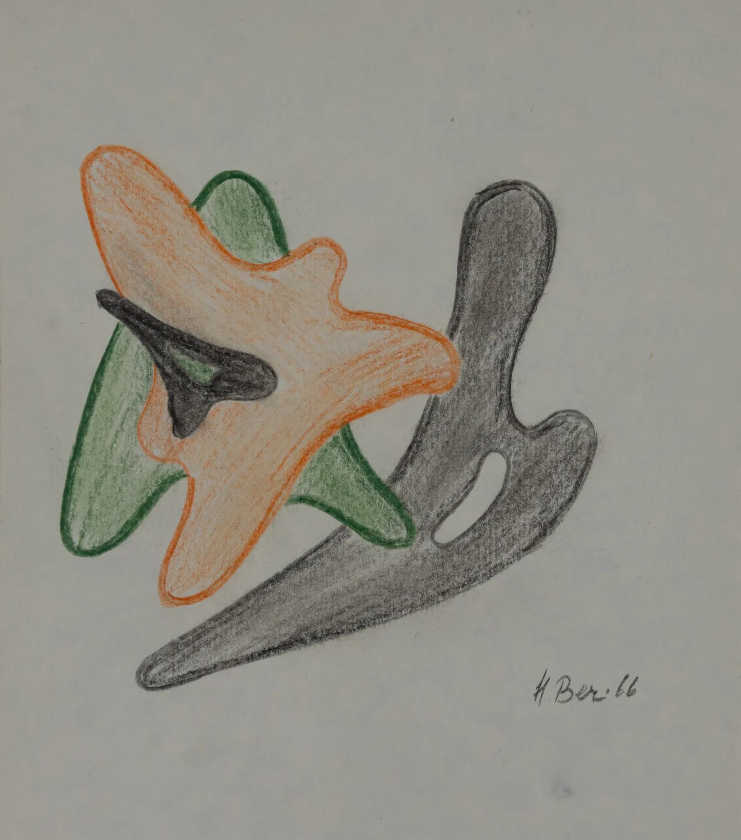 Вечтомов Николай Евгеньевич. Три пятна. 1966.