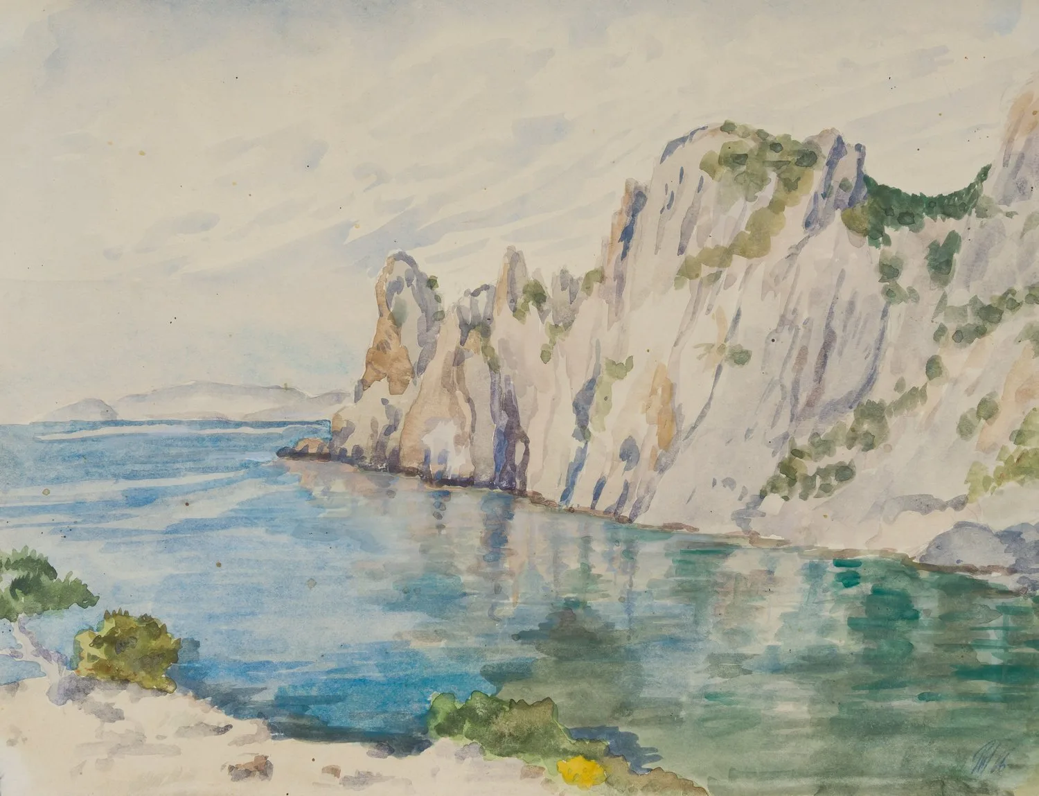 Рейн Тамара Мироновна. Крым. 1966.