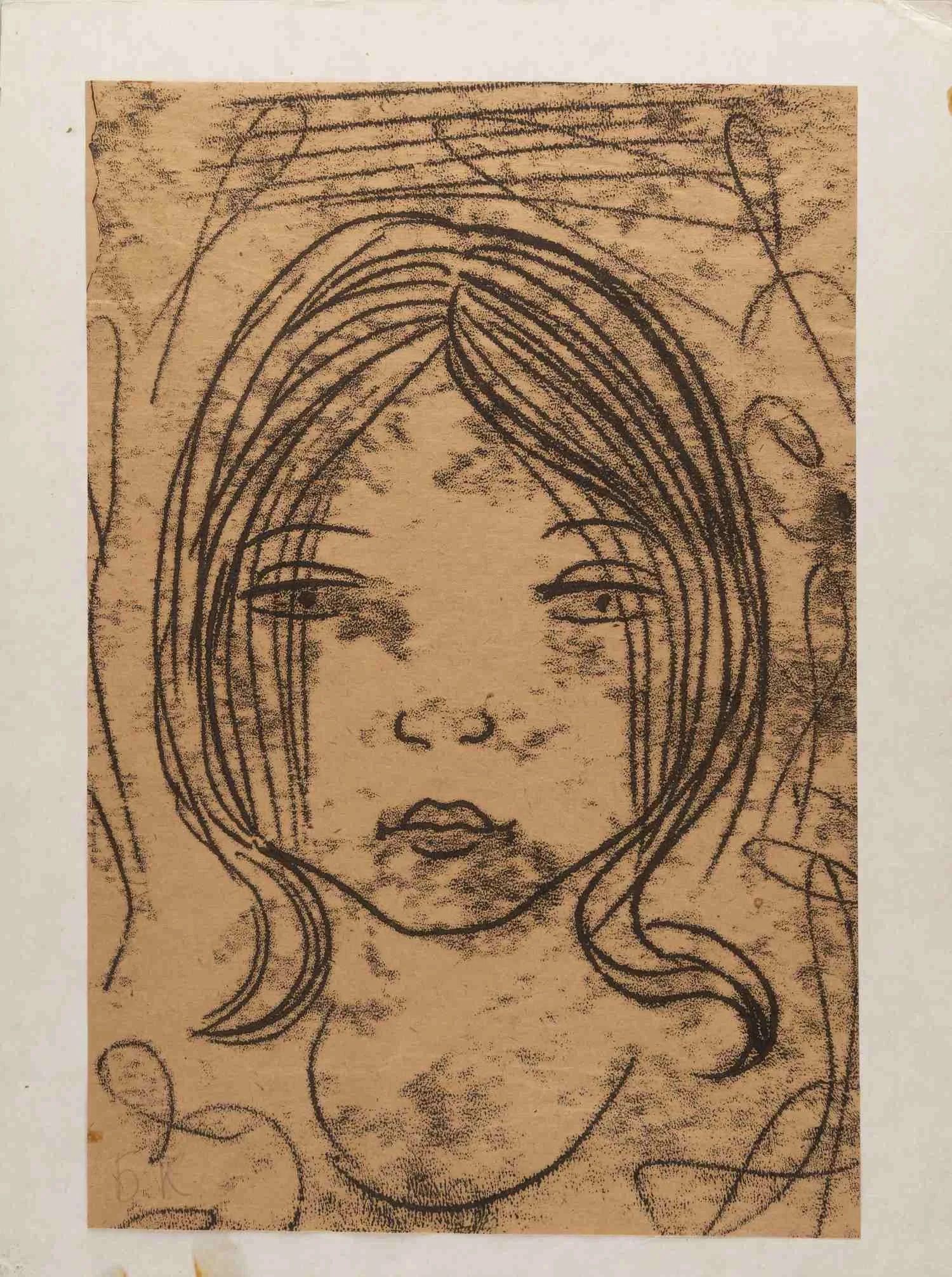 Котляр Борис Александрович (?). Девочка. 1970-е – 1980-е годы.