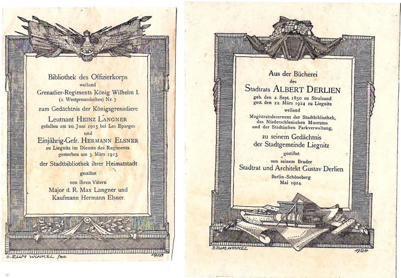 9 экслибрисов. 1970-е - 1980-е годы.