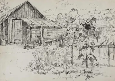 Попов Борис Никанорович (?). Подсолнухи. 1980-е.