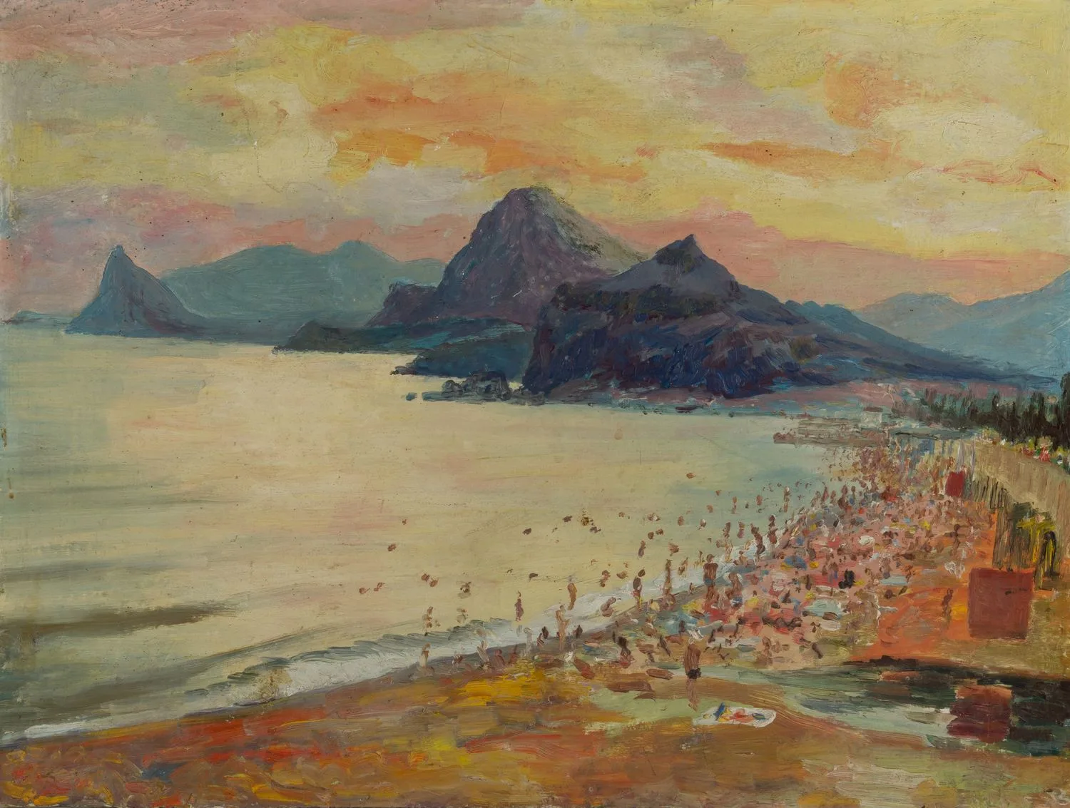 Шматко Иван Иванович. Пляж в Судаке. 1970-е – 1980-е годы.