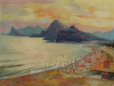 Шматко Иван Иванович. Пляж в Судаке. 1970-е – 1980-е годы.