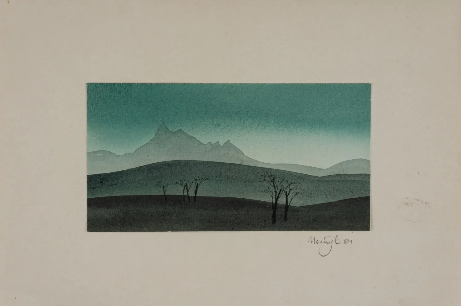 Мейтув Сергей Львович. Горы. 1984.
