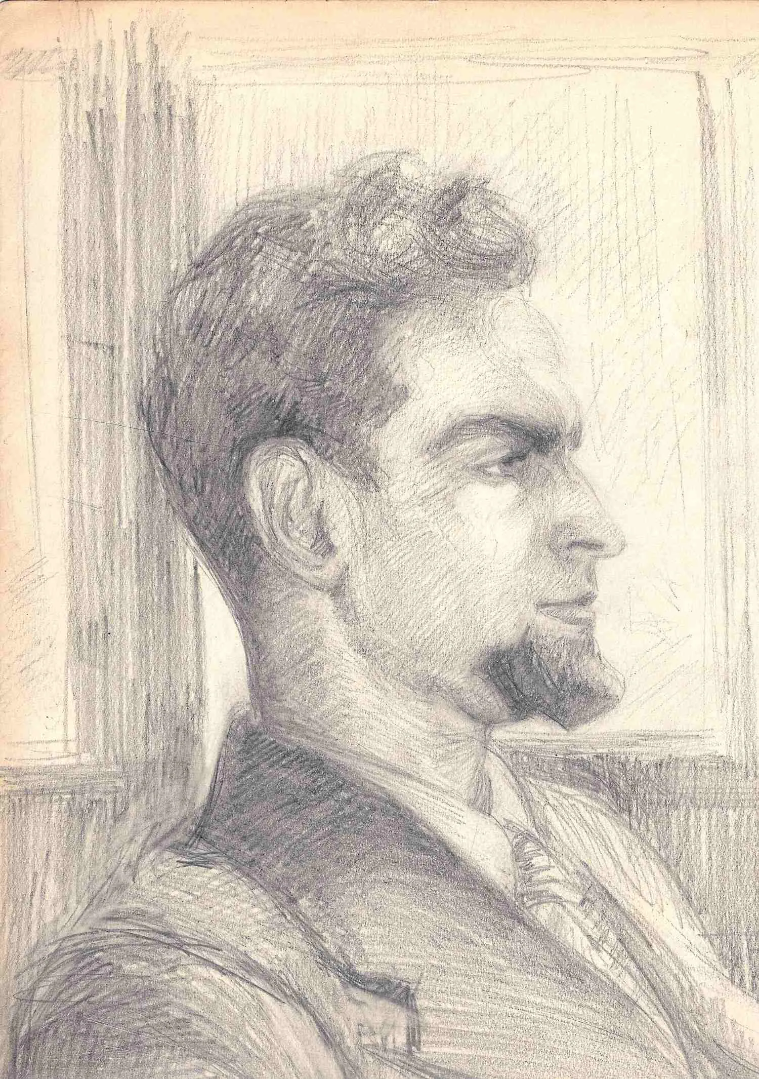 Башилов Яков Александрович. Автопортрет. 1930-е годы.