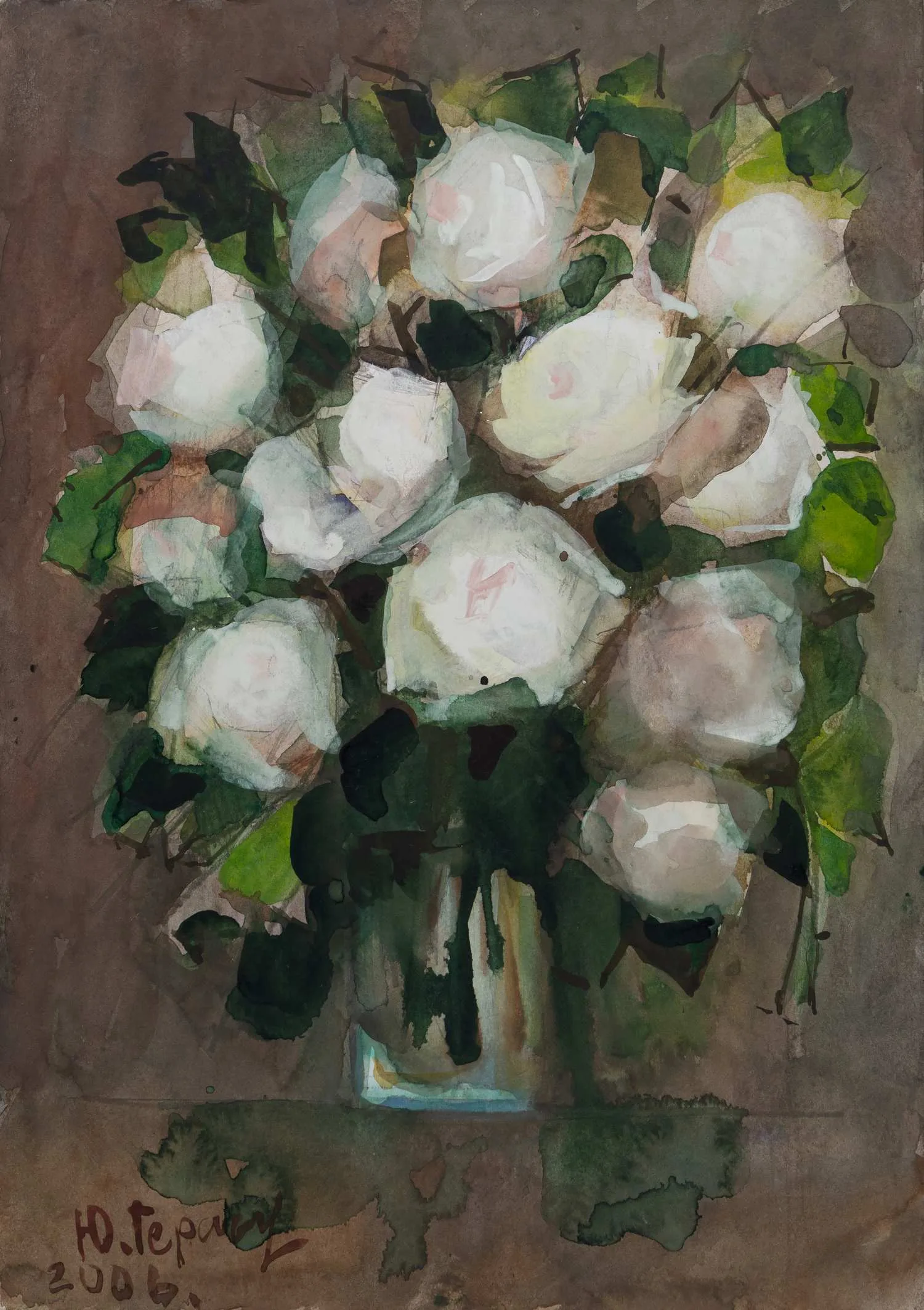 Герасимов Юрий Тимофеевич. Цветы. 2006.