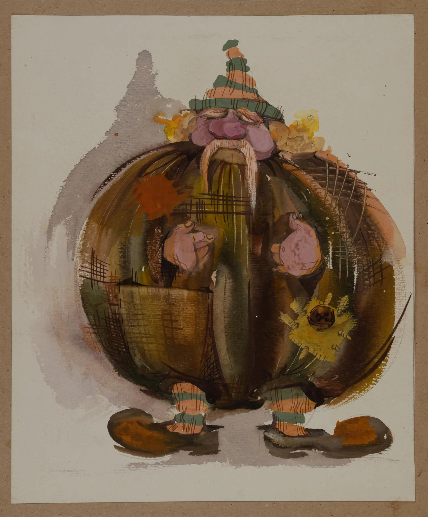 Турова Марина. Костюм тыквы. 1980-е годы.