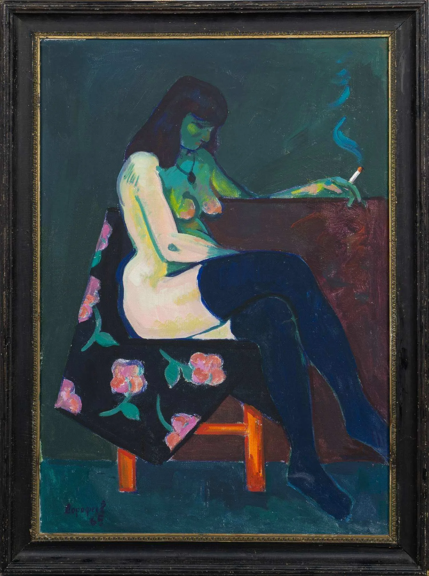 Николай Иванович Дорофеев. Черные чулки. 1965.