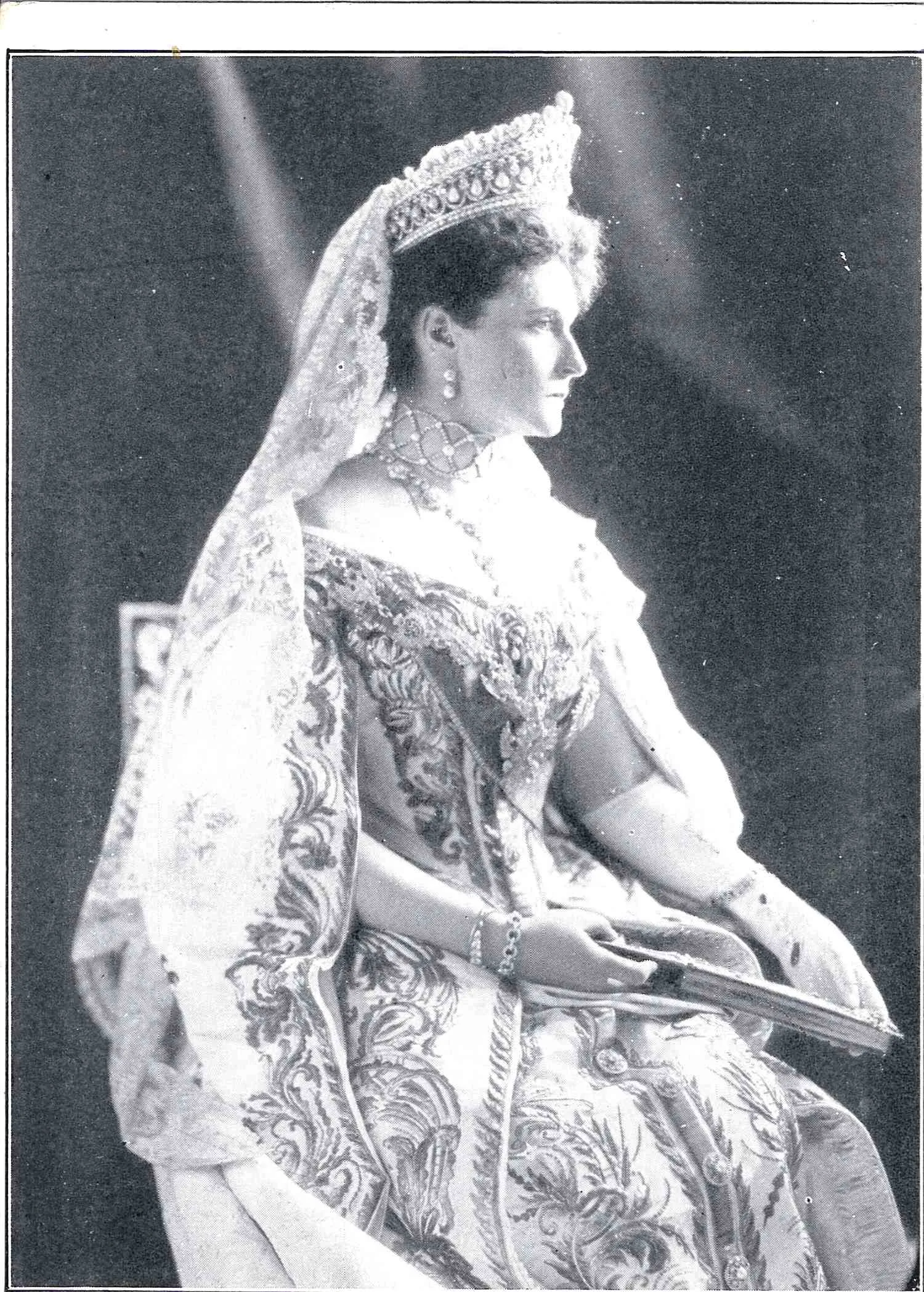 Открытка «Императрица Александра Фёдоровна». 1910-е - 1920-е годы.