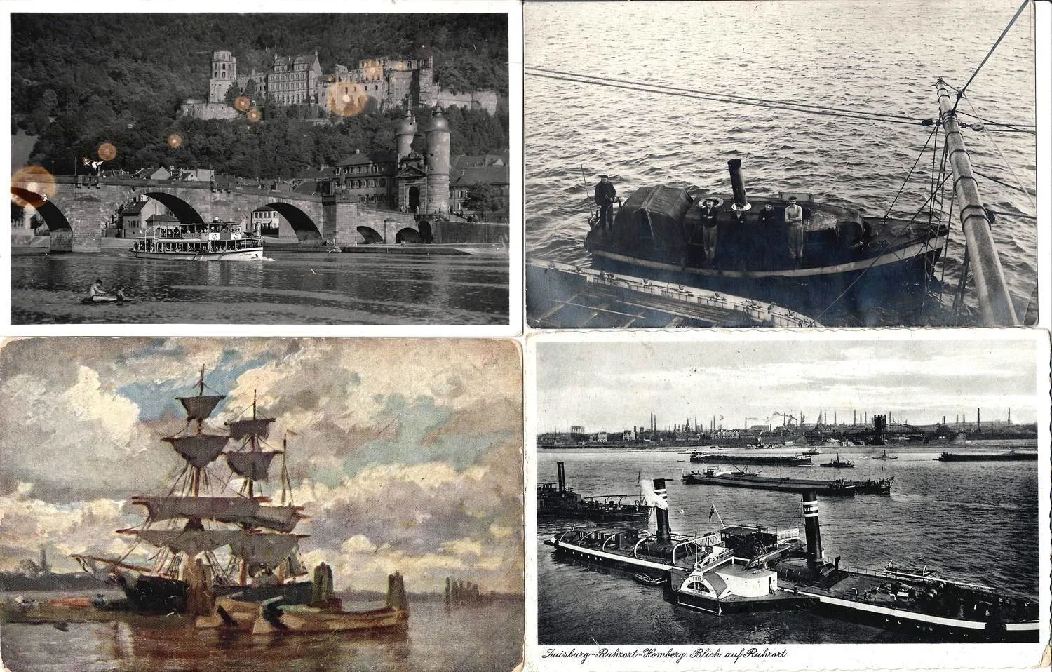 95 открыток «Море и корабли». Россия, Зап. Европа, Сев. Америка, Япония, первая половина - середина XX века.