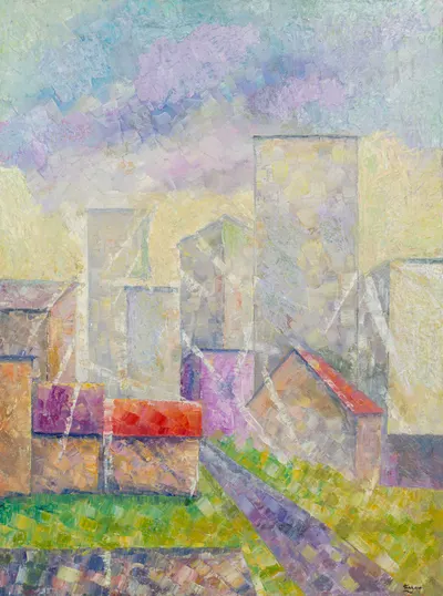 Гладких Алексей Иванович. Город № 6. Москва. Останкино. 1992.