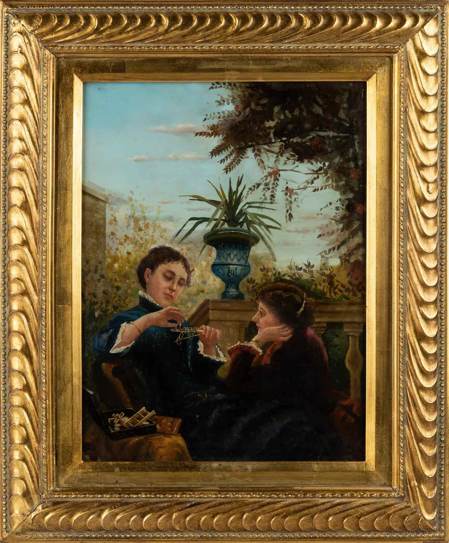 Неизвестный художник (R.Wilson). Шкатулка с головоломками. 1910-е.