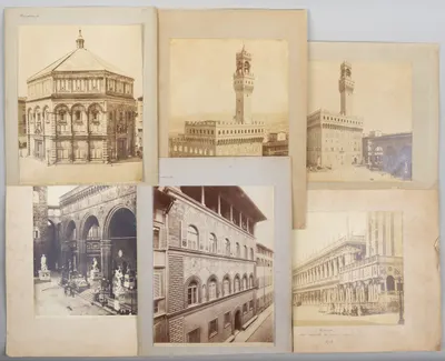 6 фотографий «Архитектура Италии». 1870-е - 1890-е годы.