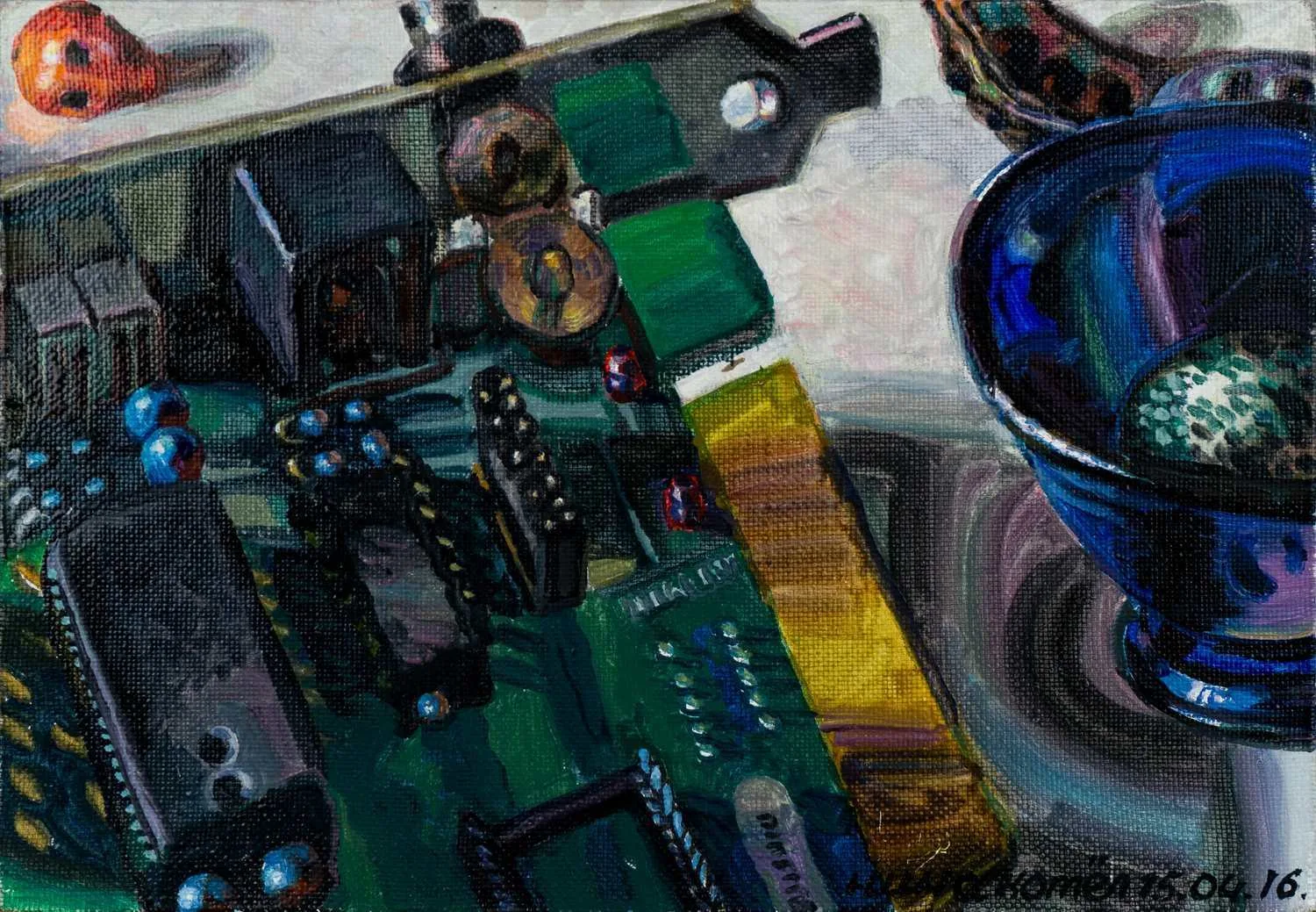 Котёл Нина. Без названия. Из серии «Современный антиквариат». 2016.
