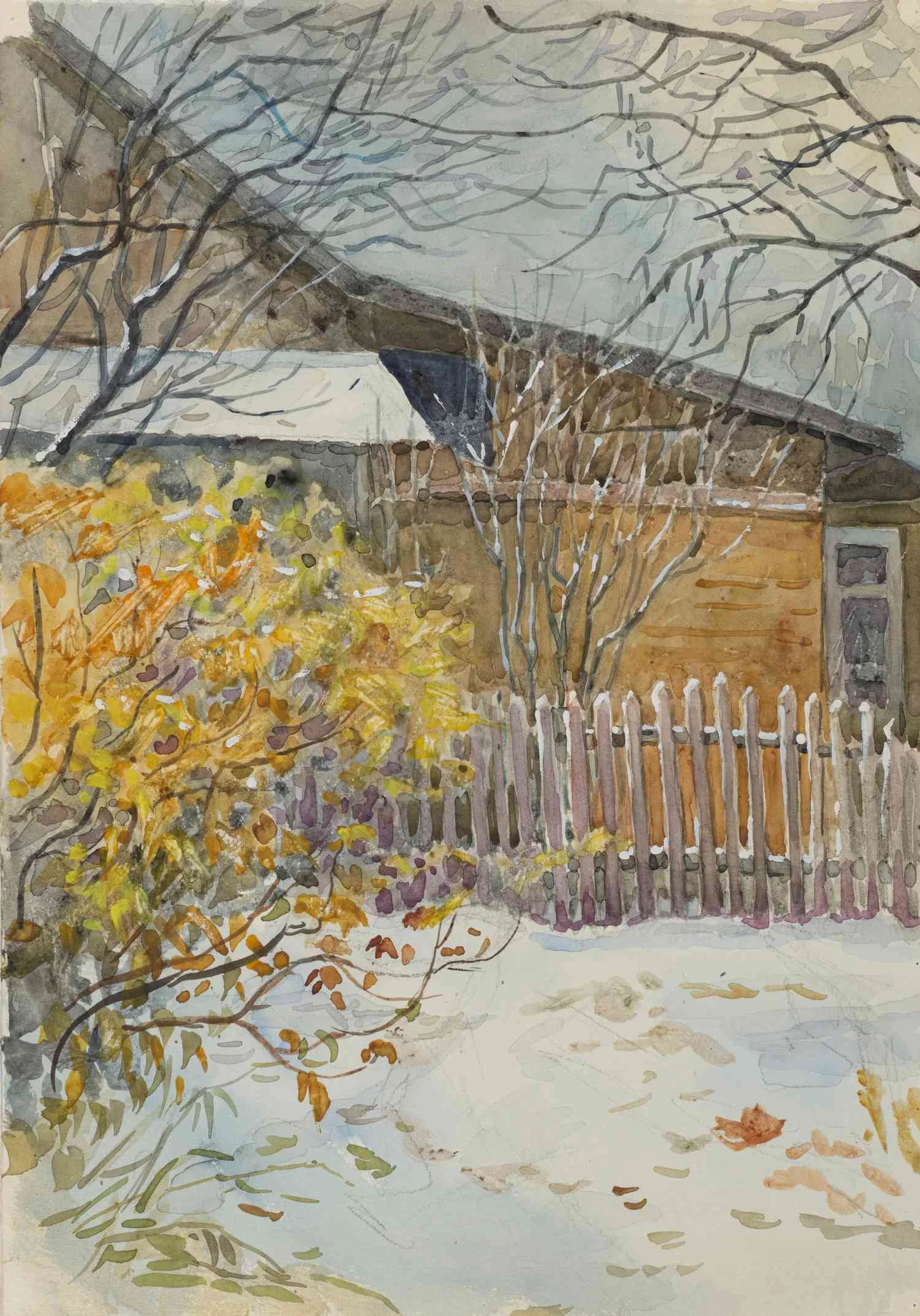 Морозов Константин Феофанович. Зимний день. 1960-е.