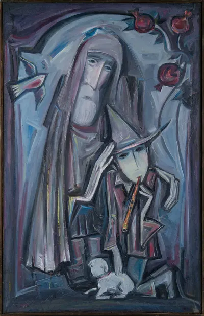Алборов Тимур Арсенович. Мальчик со свирелью. 1998.