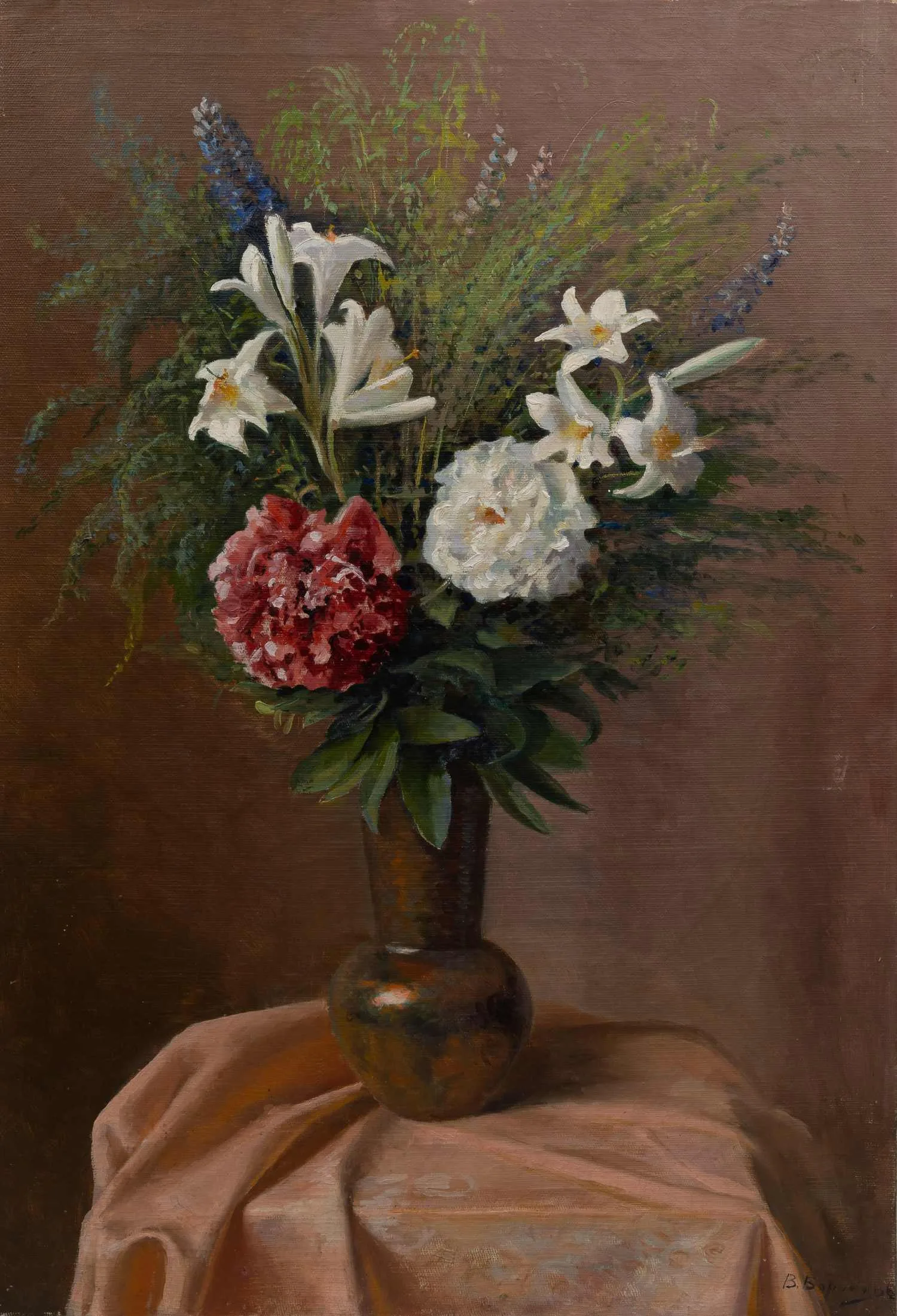 Воронцов Владимир Васильевич. Букет цветов. 1920-е годы.