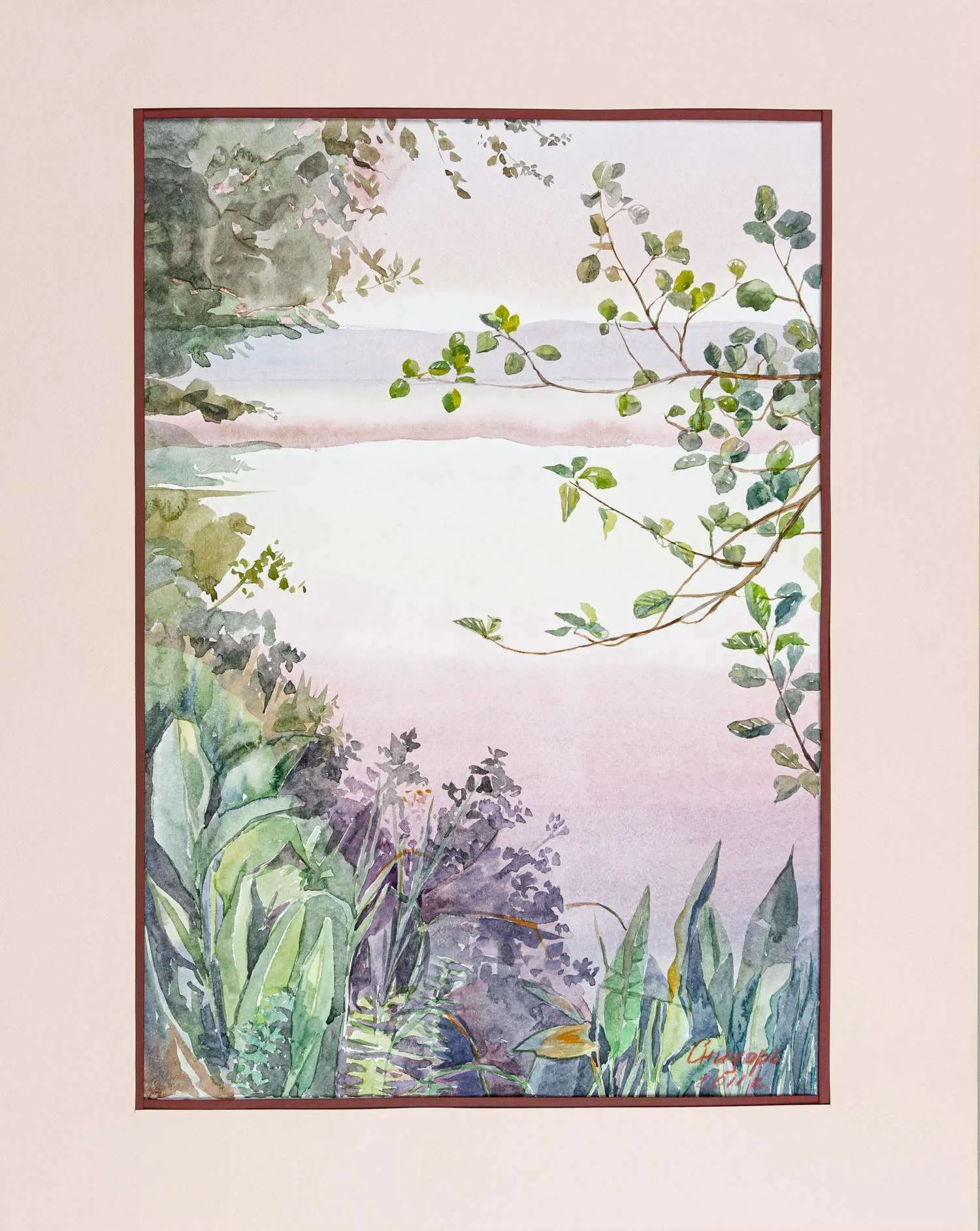 Сницарь Елена Вячеславовна. Сиреневое озеро. 2011.
