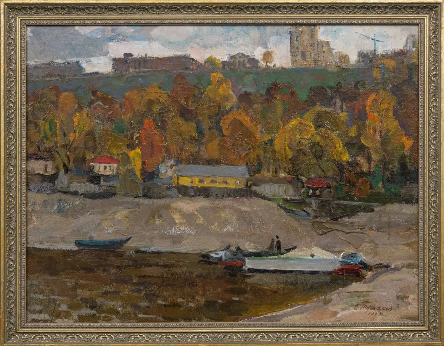 Тумаков Сергей Павлович. Откос. 1969.