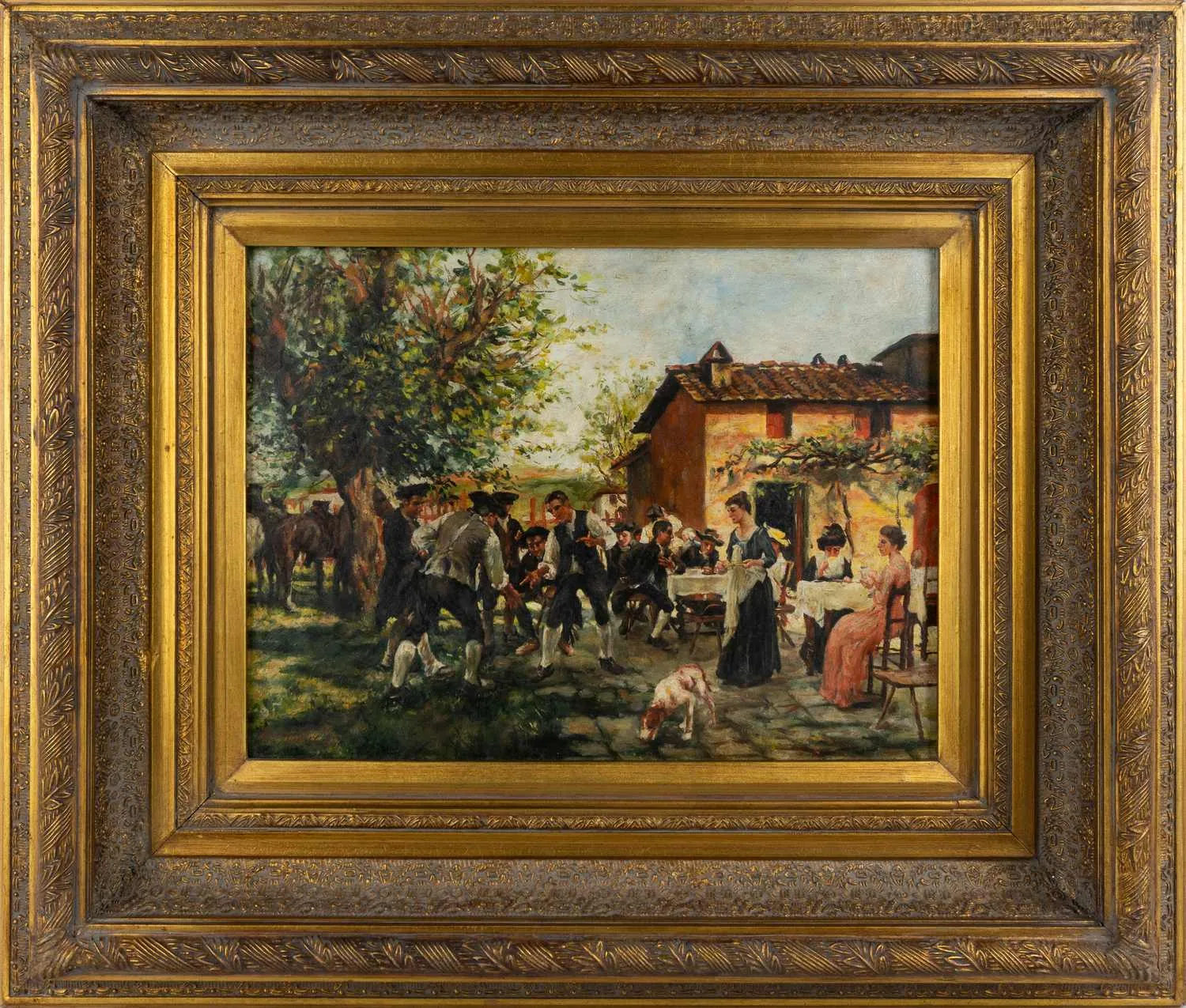 Эверт Питерс. Сцена в кабаке. 1900-е.