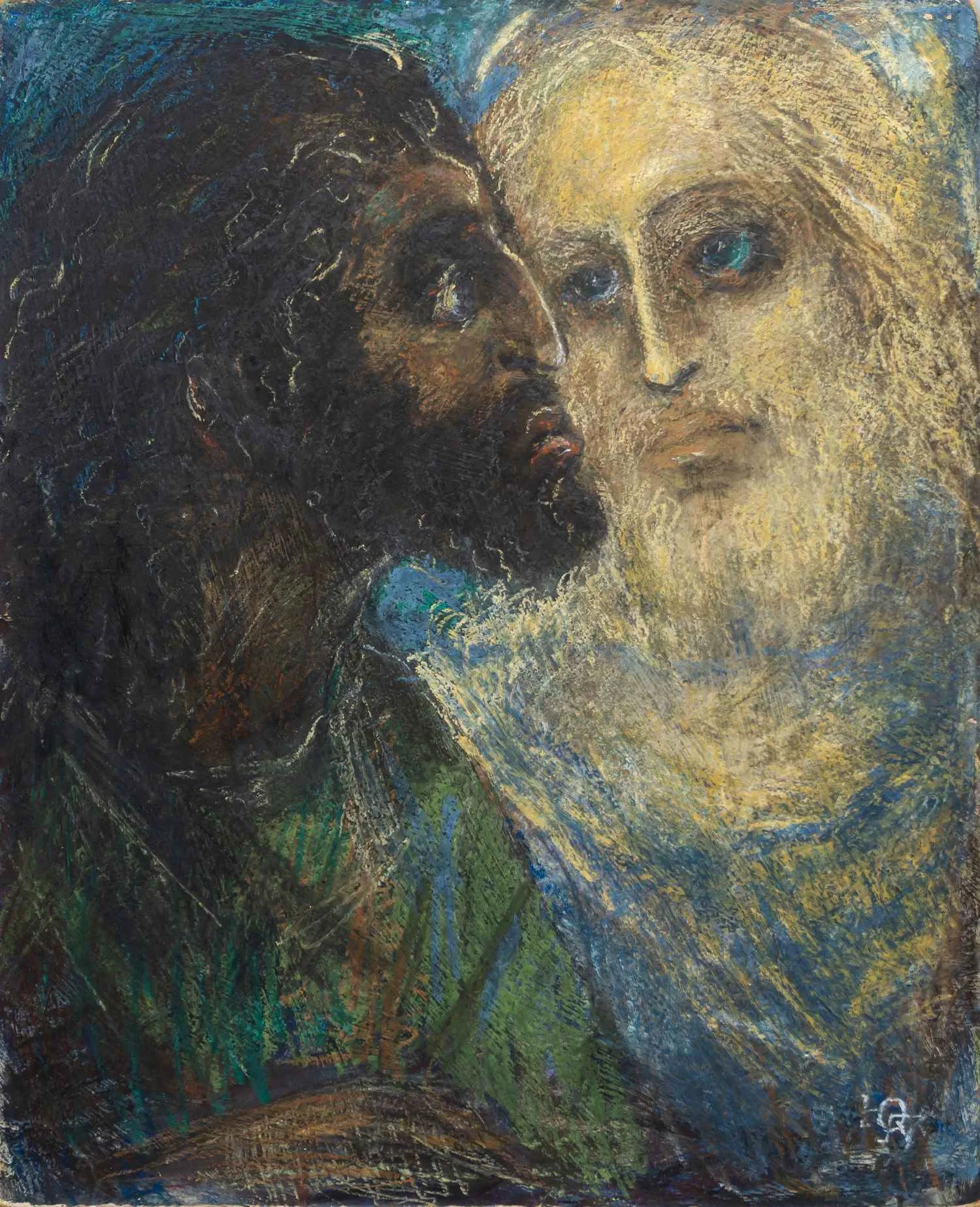 Гусев Юрий Александрович. Поцелуй Иуды. 1971.
