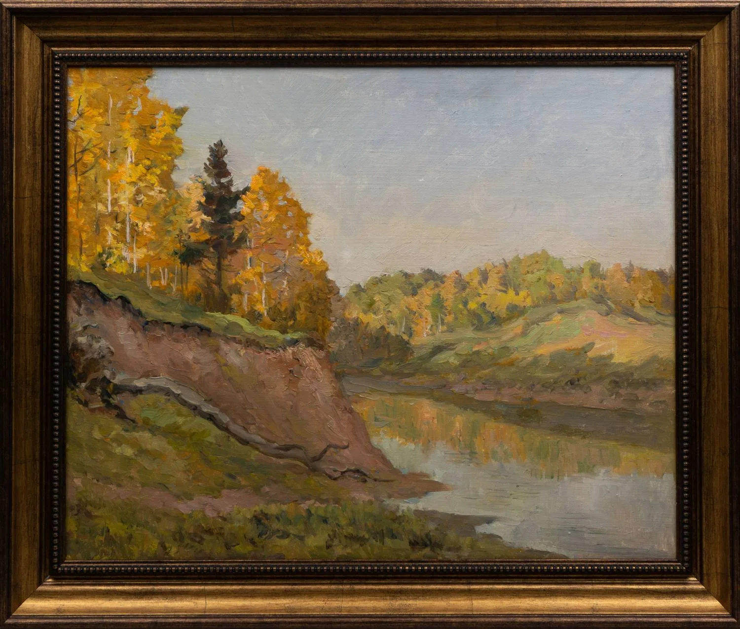 Смирнов Глеб Борисович. У реки. 1979.