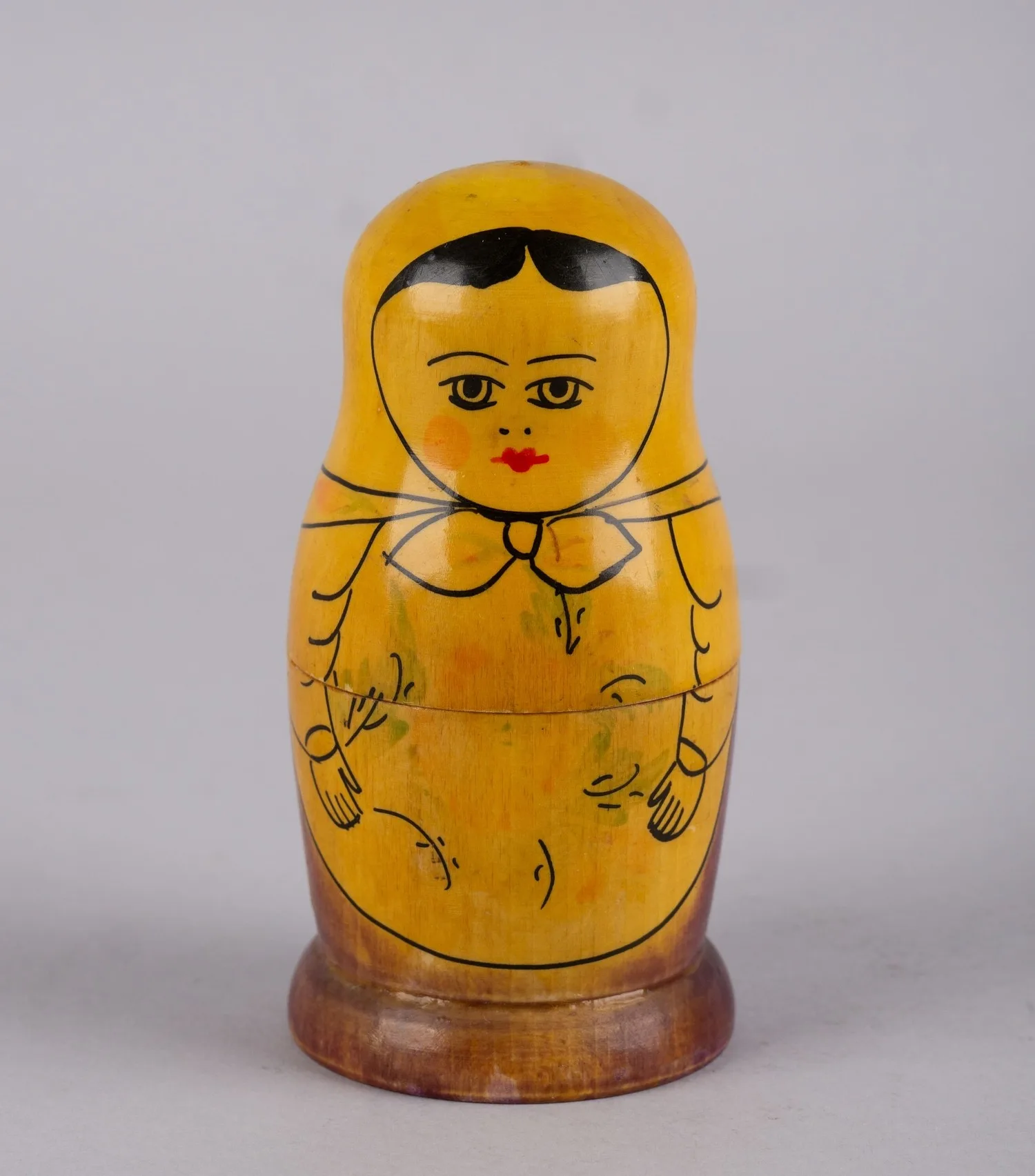Матрешка трёхместная. СССР, Семенов, Нижегородская область, 1960 - 1970-е годы.
