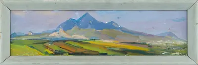 Шишкин Василий Клементьевич (?). Поле у гор. 1974.